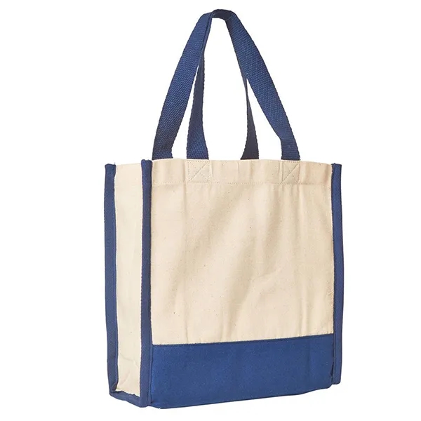 Mini Cotton Box Tote Bag -9.9x10x3.6, custom tote bag with logo imprint 3