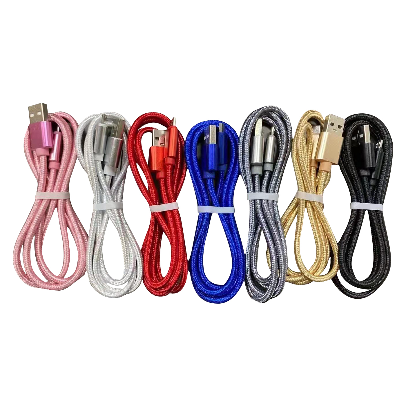 2 Meter Nylon Braided Fast Charging Cable – USB Type-C & 8-Pin Lightning Compatible 13