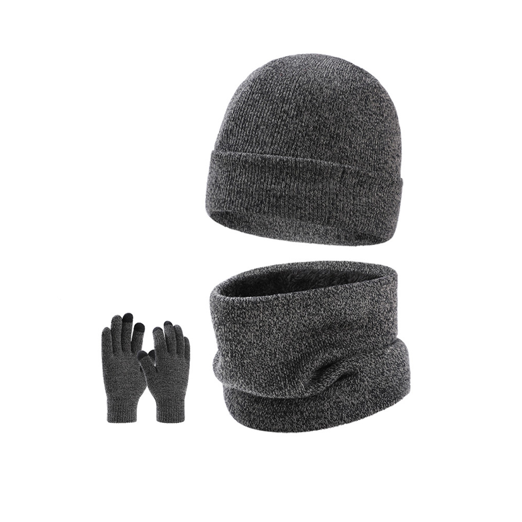 Winter Hat Scarf Gloves Set 2