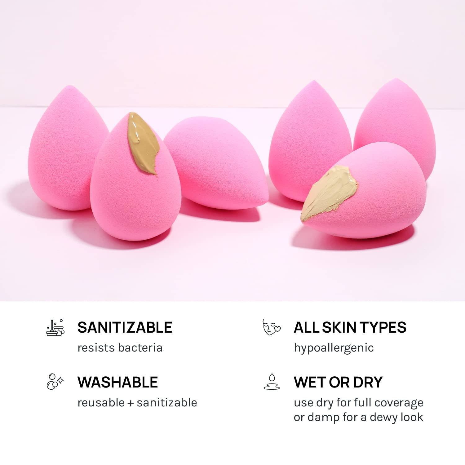 6PCS Soft Wet Dry Dual-Use Makeup Sponge Set 8
