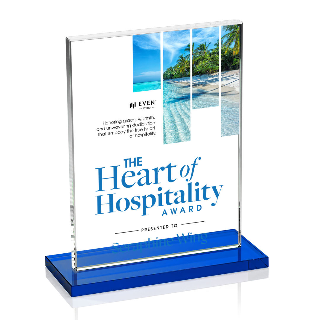 Emperor VividPrint™ Award - Blue (Vert)