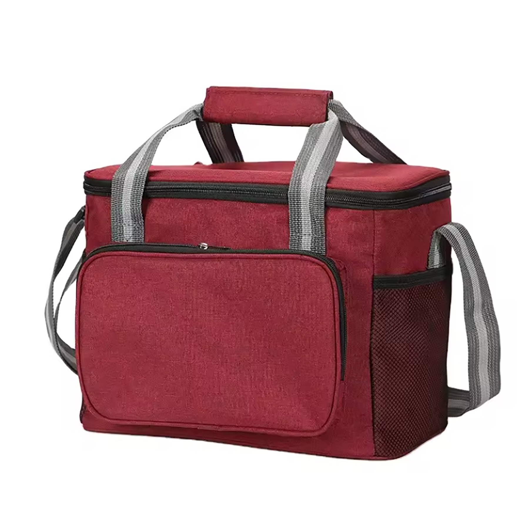 Insulated Reusable Picnic Zipper Cooler Bag 2