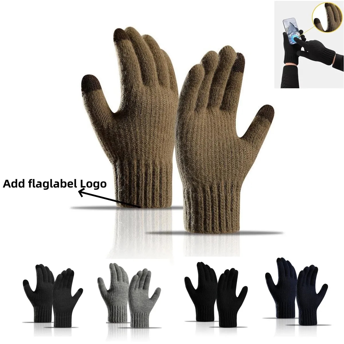 Winter Warm Knit Gloves - Touch Screen 8