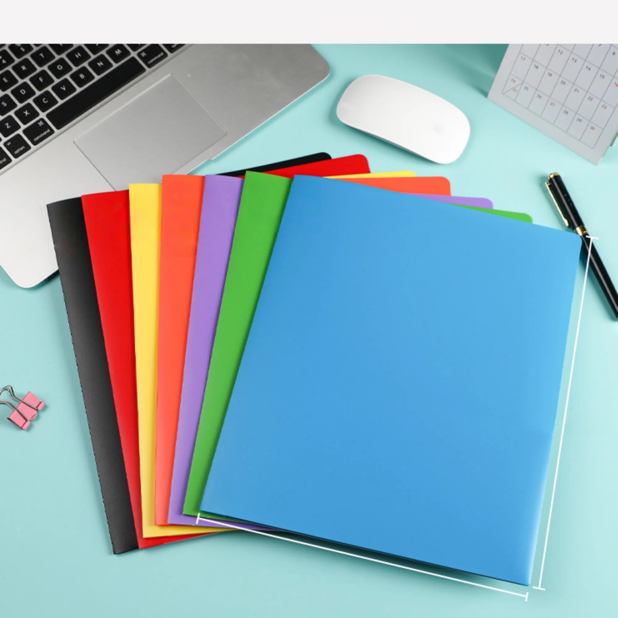 Plastic Office Document Storage Folder 2 Pocket 3