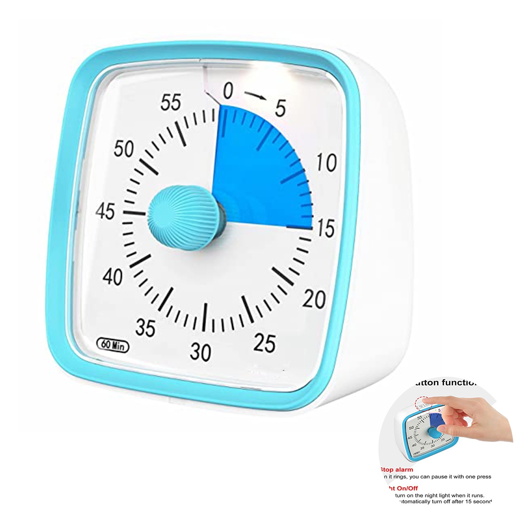 Visual Timer with Night Light 3
