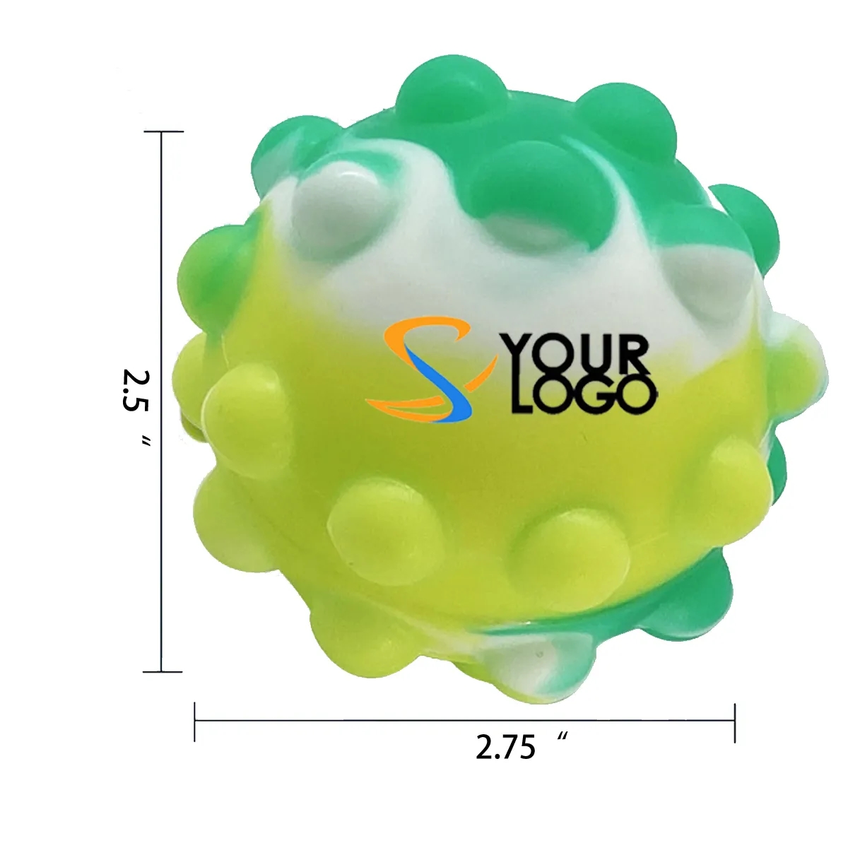 Push Bubble Stress Reliever Ball Silicone Fidget Ball 2