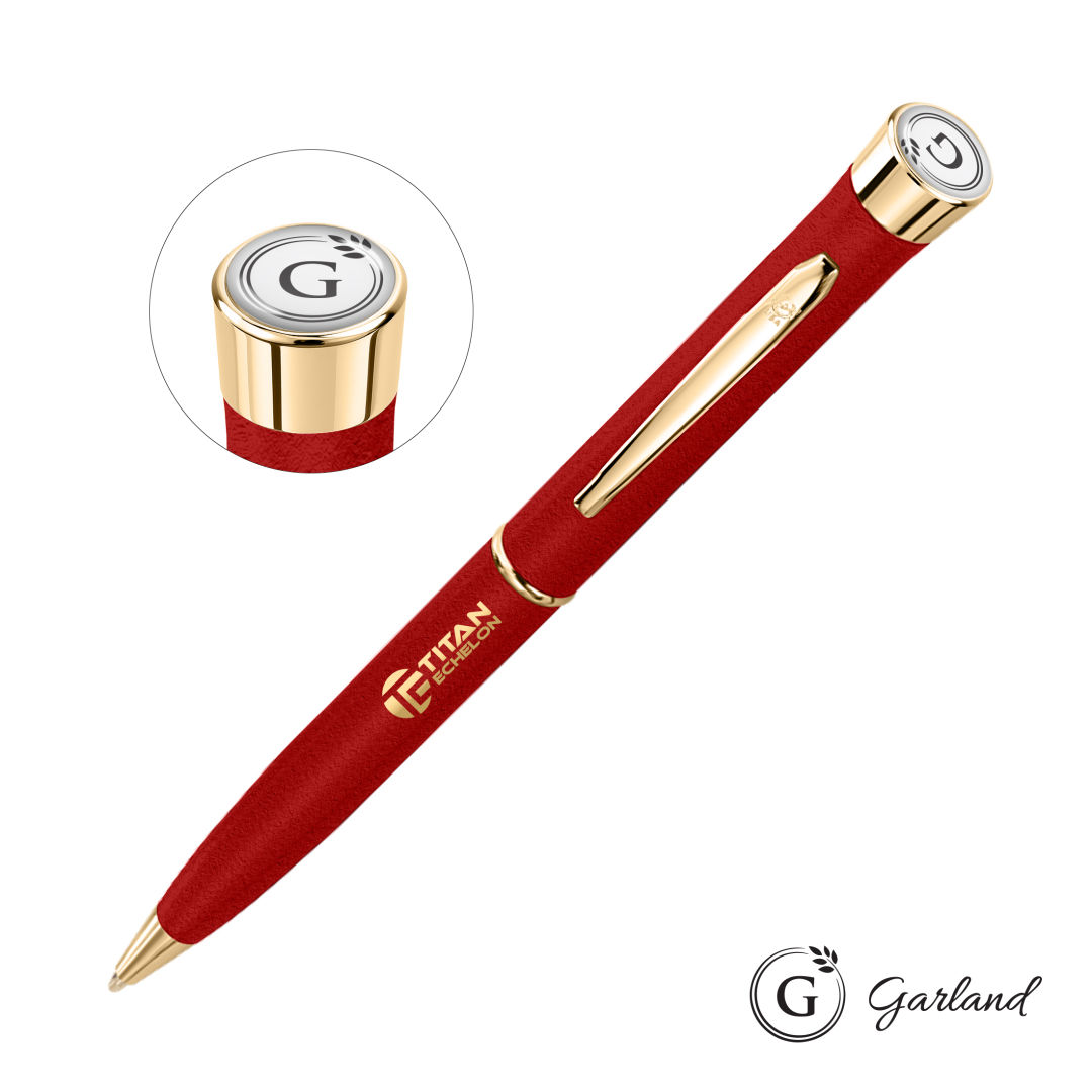 Garland® Tactical Textured Twist Ballpoint Pen - Gold Accent