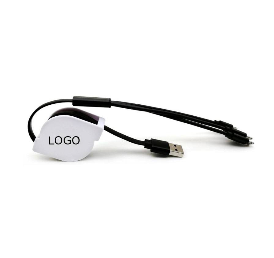 Retractable Charging Cable with USB Type-C 5