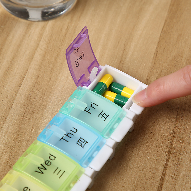 Spring Open Design Weekly Pill Organizer 2