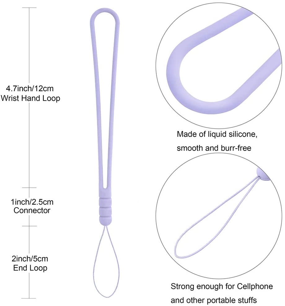 Liquid Silicone Mobile Phone Lanyard 5