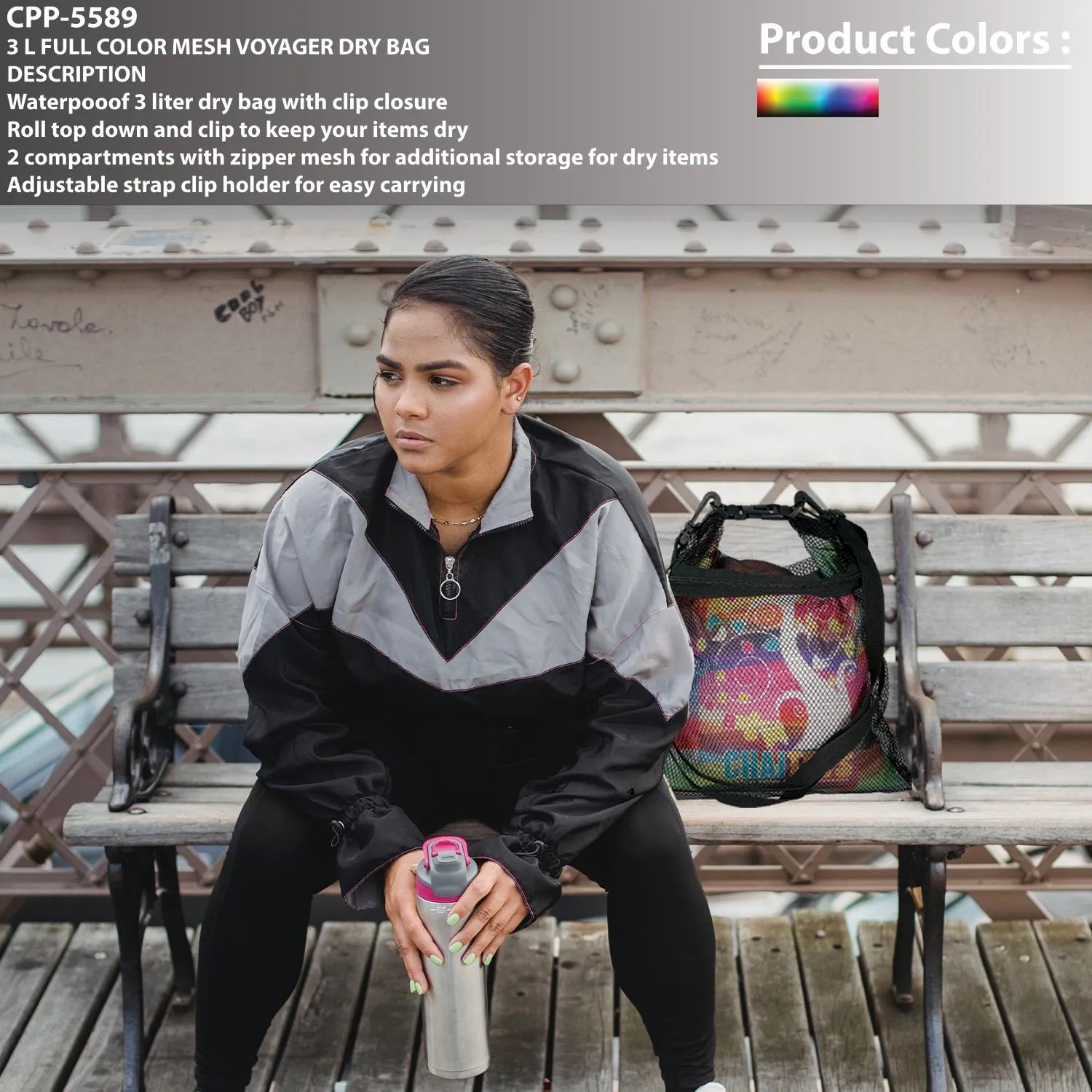 3 L Full Color Mesh Voyager Bag 3