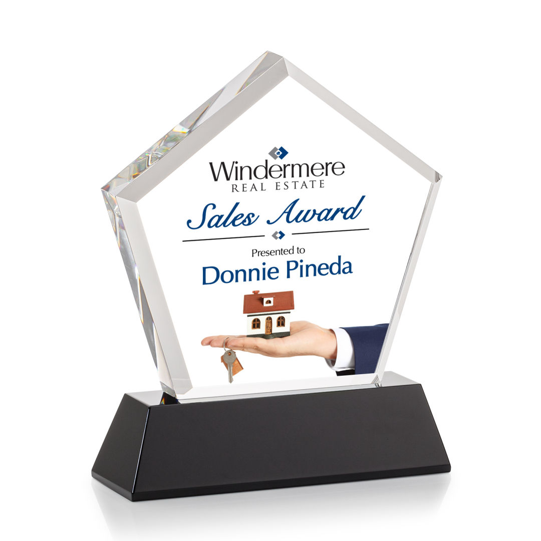 Genosee VividPrint™ Award on Base - Black 8