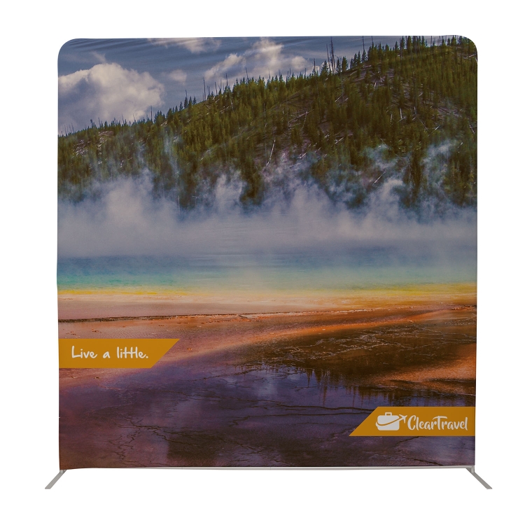 10'W x 10' Tall EuroFit™ Straight Wall Kit (Recycled Polyester Knit) 5