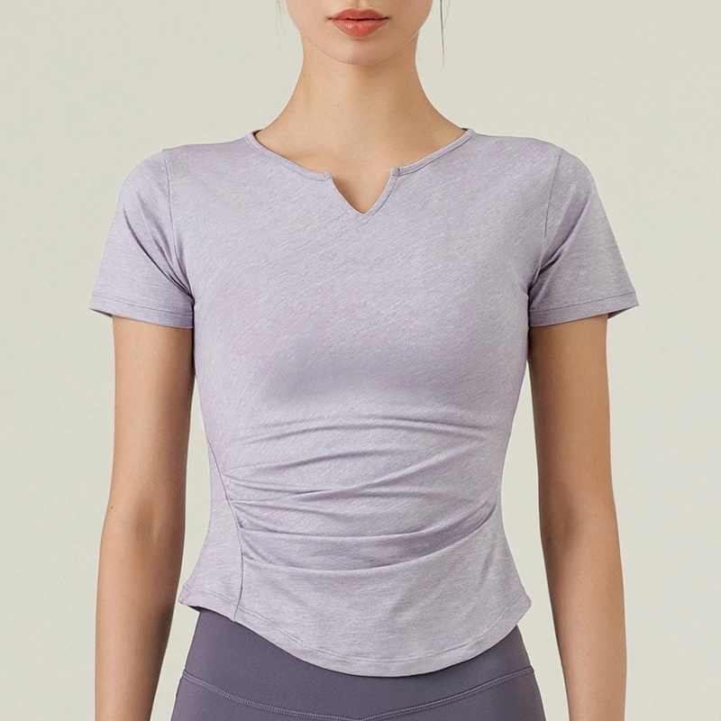 Sport Fitness Workout Quick Dry Yoga Running T-Shirt -Women 9