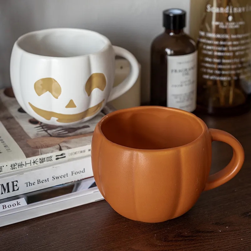 Cute Pumpkin Ceramic Mug 2
