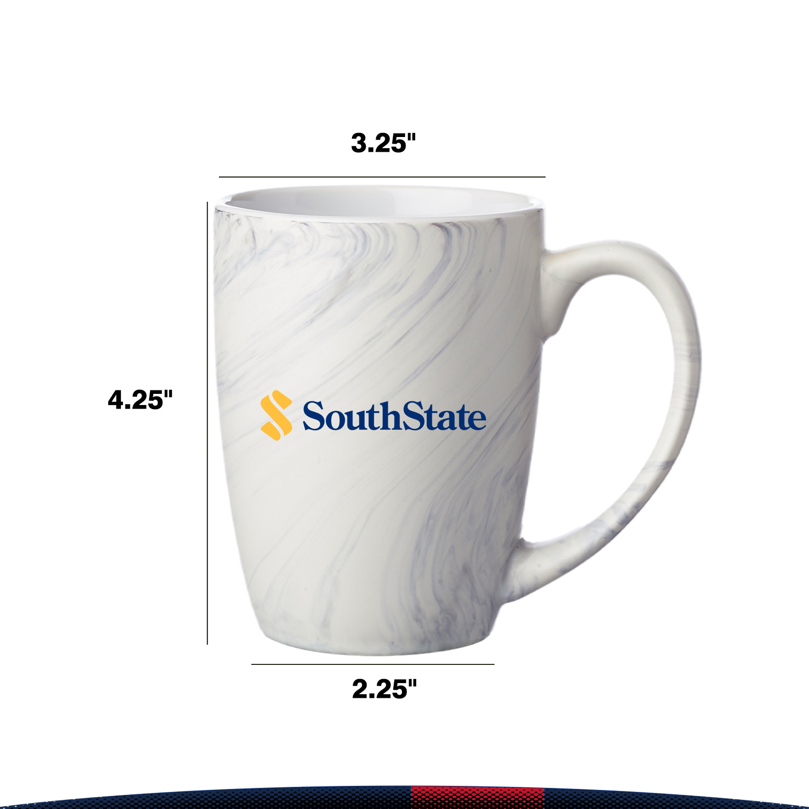 10 oz. Besty Marble Glaze Ceramic Mugs 1