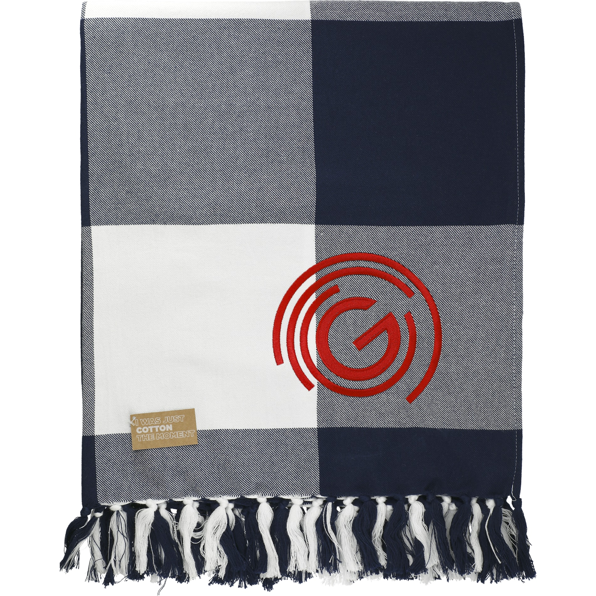 Field & Co. 100% Organic Cotton Check Throw Blanke 23