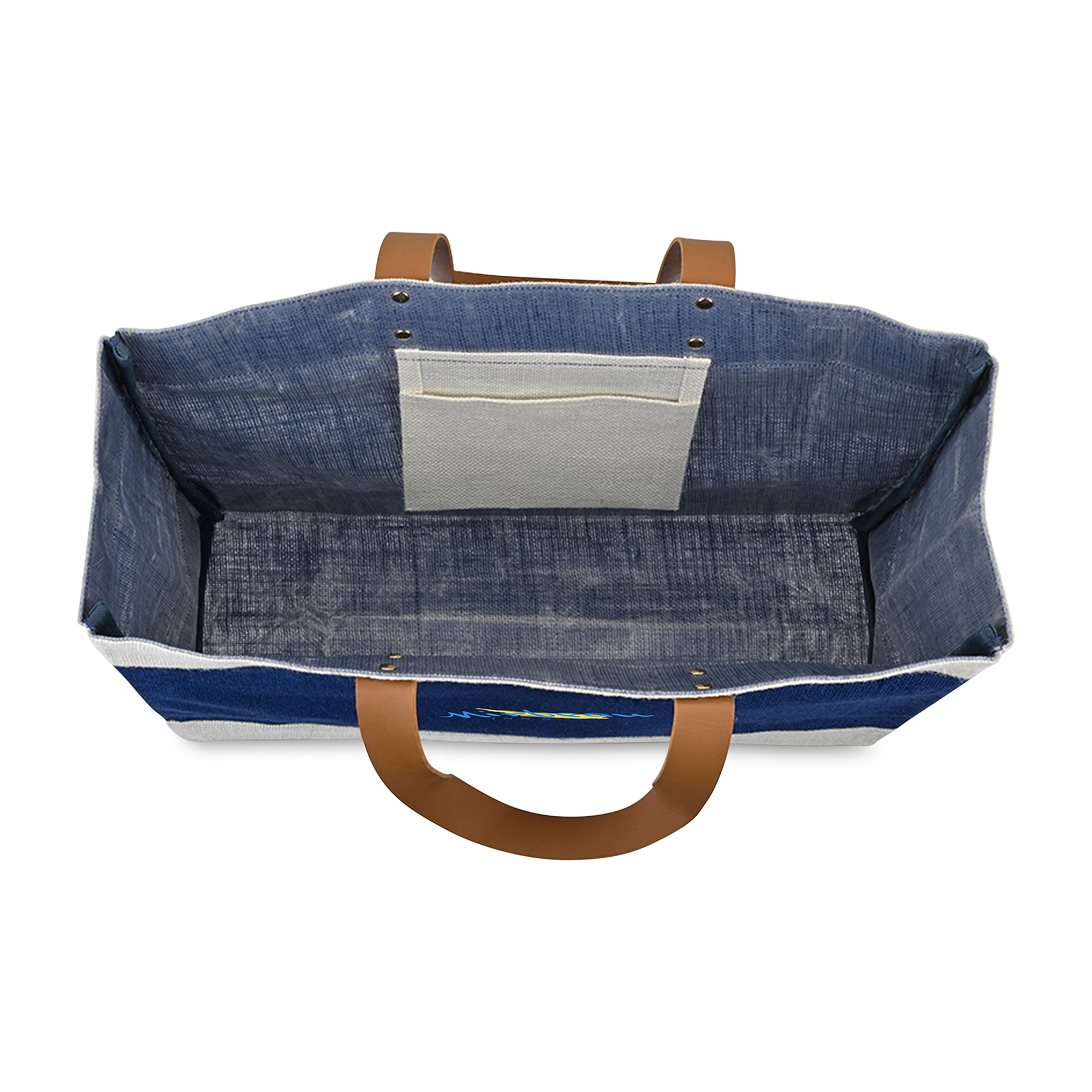 Out of the Woods® Jute Market Tote, custom tote bag with logo imprint 4