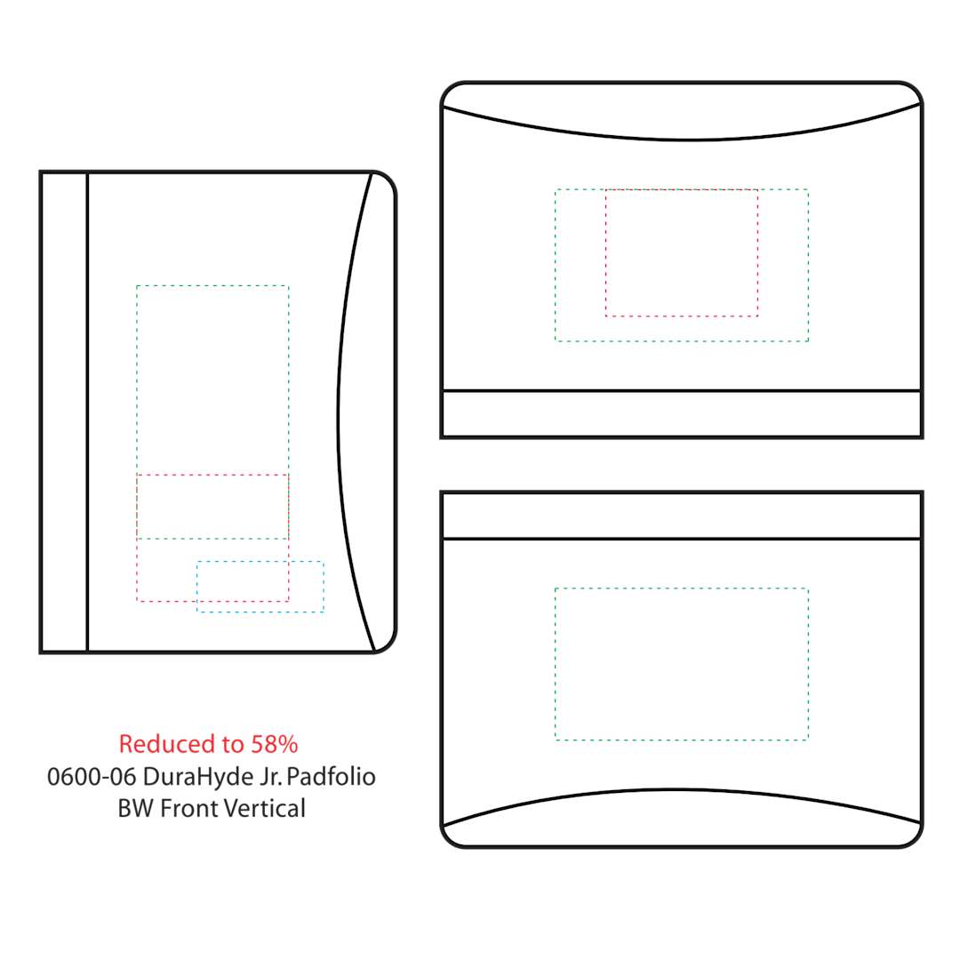 FSC® Mix DuraHyde Jr. Zippered Padfolio 32