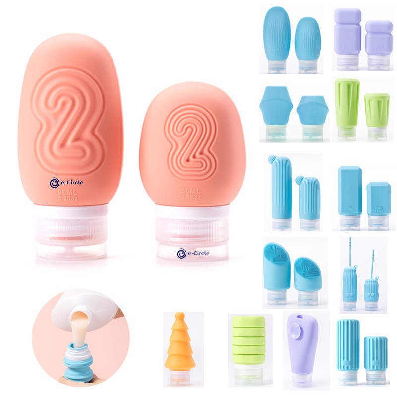 Silicone Travel Bottles Leak Proof for Toiletries 2