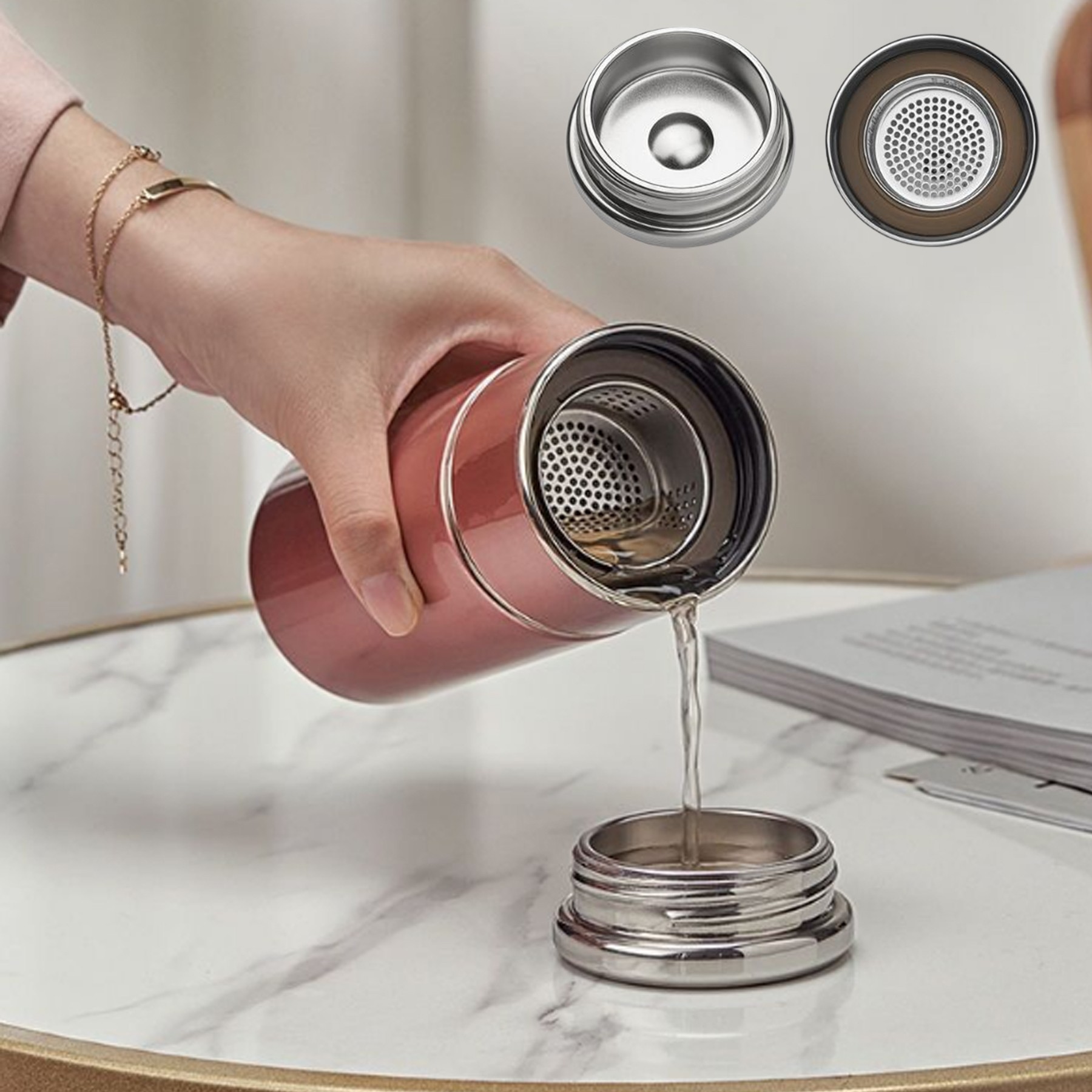15.2Oz Stainless Steel Vacuum Bottle 1