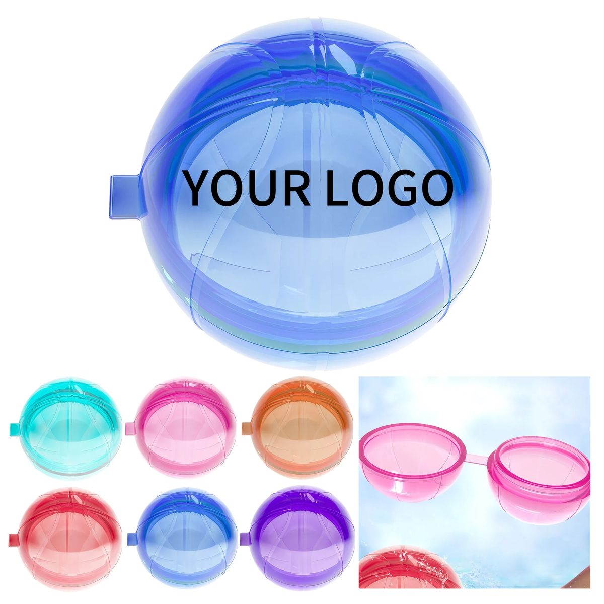 Bouncy Rubber Water Play Ball for Kids and Adults 8