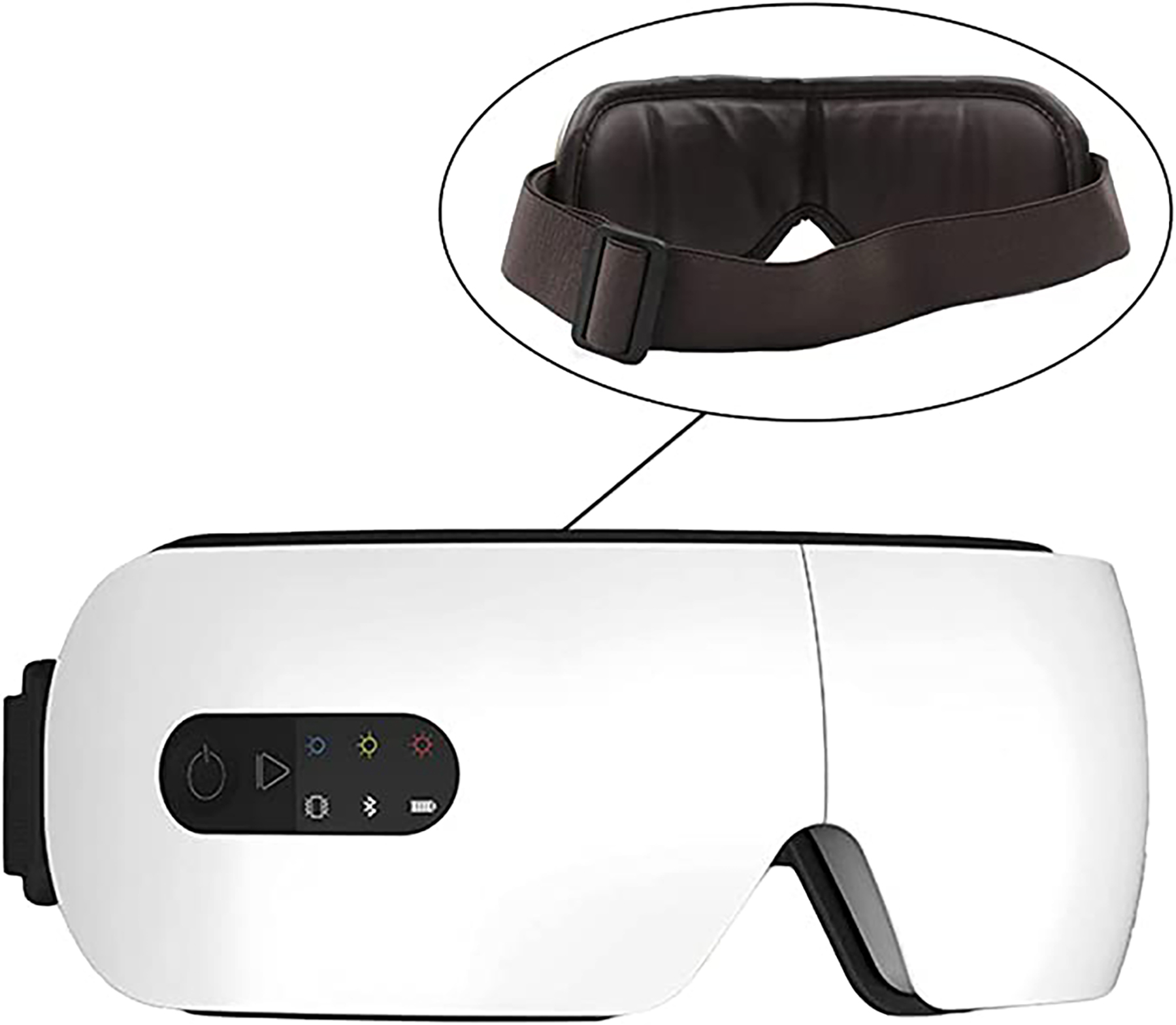 Rechargeable Vibration/ Bluetooth Music/ Heat Eye Massager 3