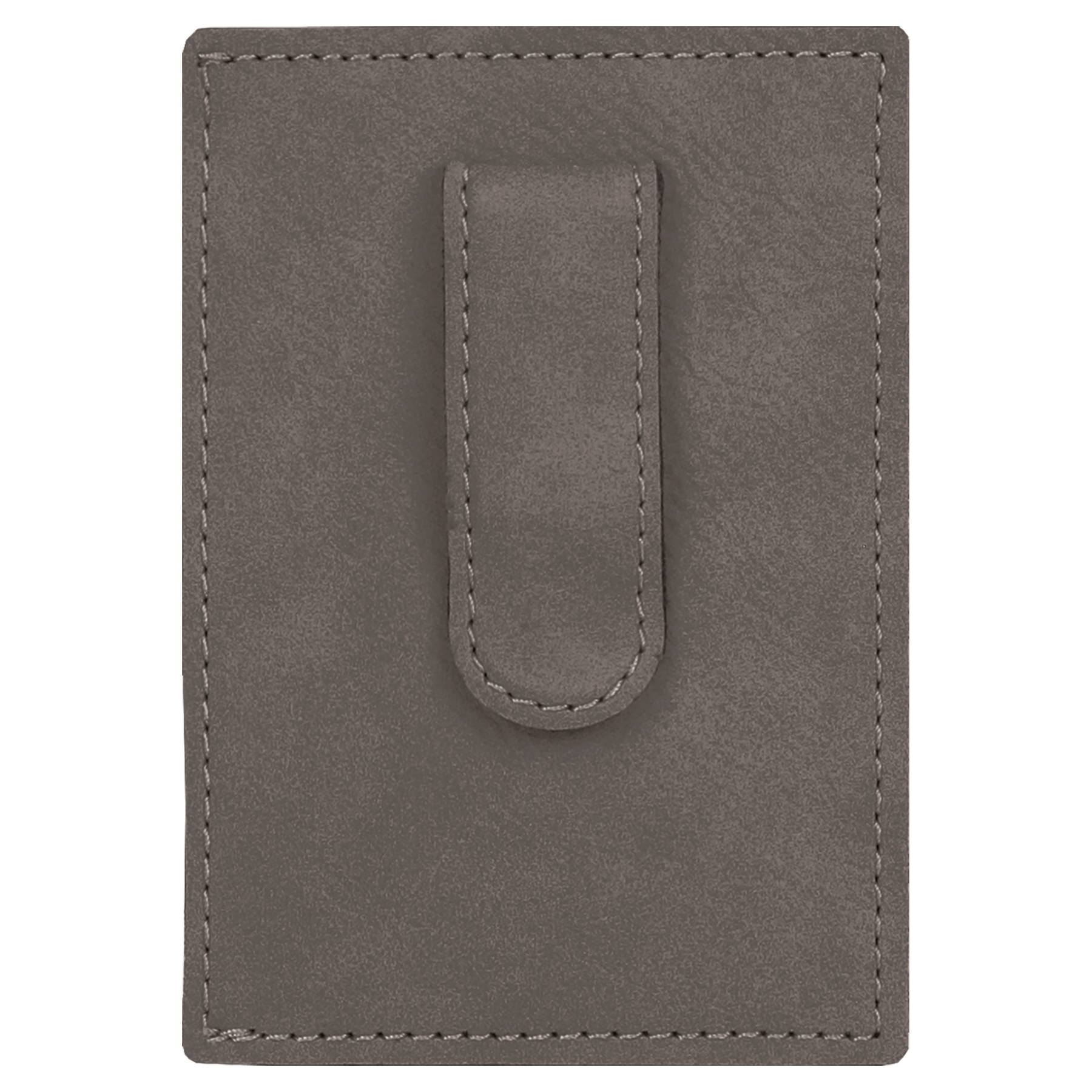 Laser Engraved Leatherette Slim Wallet with Money Clip (4"x2.75") 3