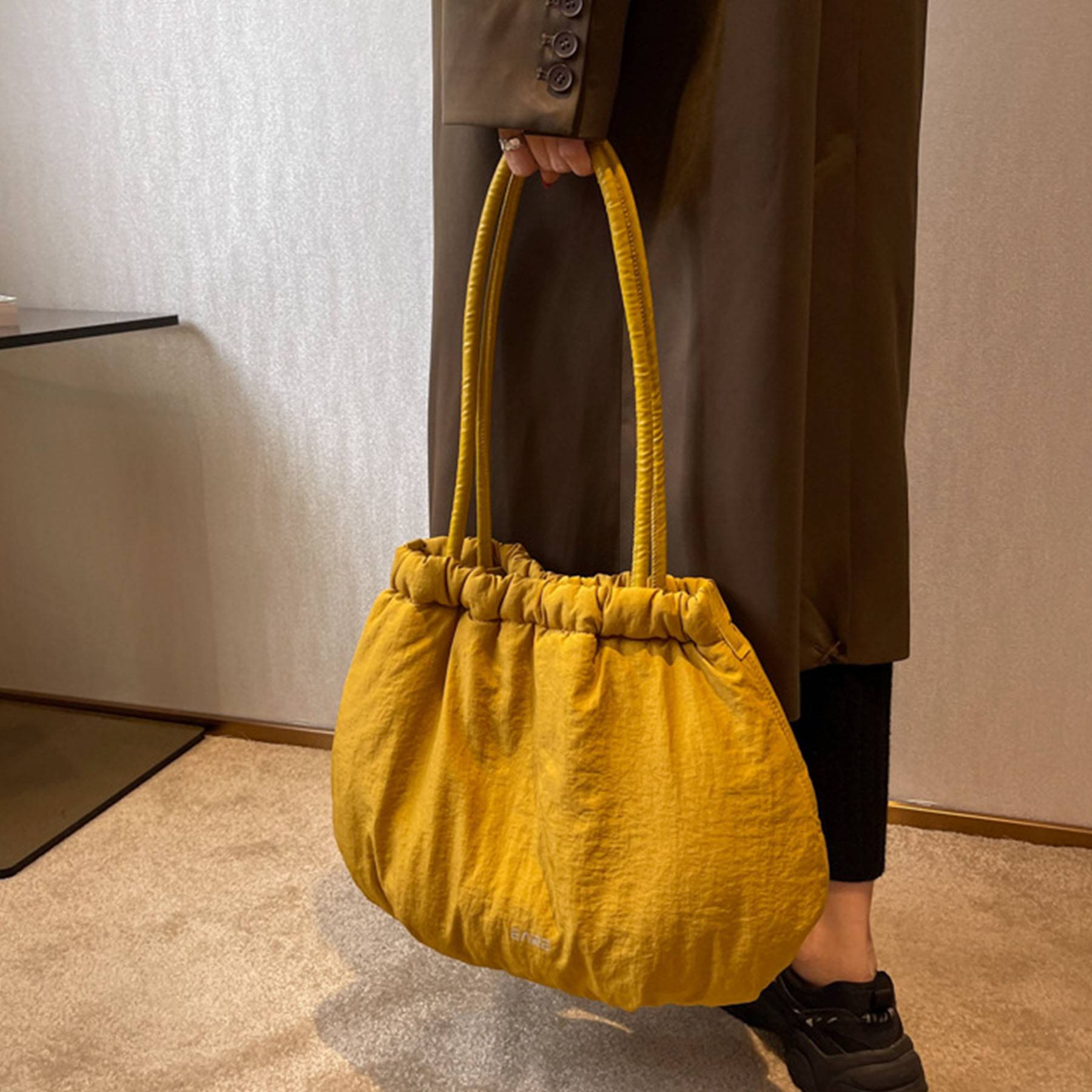 Nylon Fluffy Large Capacity Tote Shoulder Bag 9