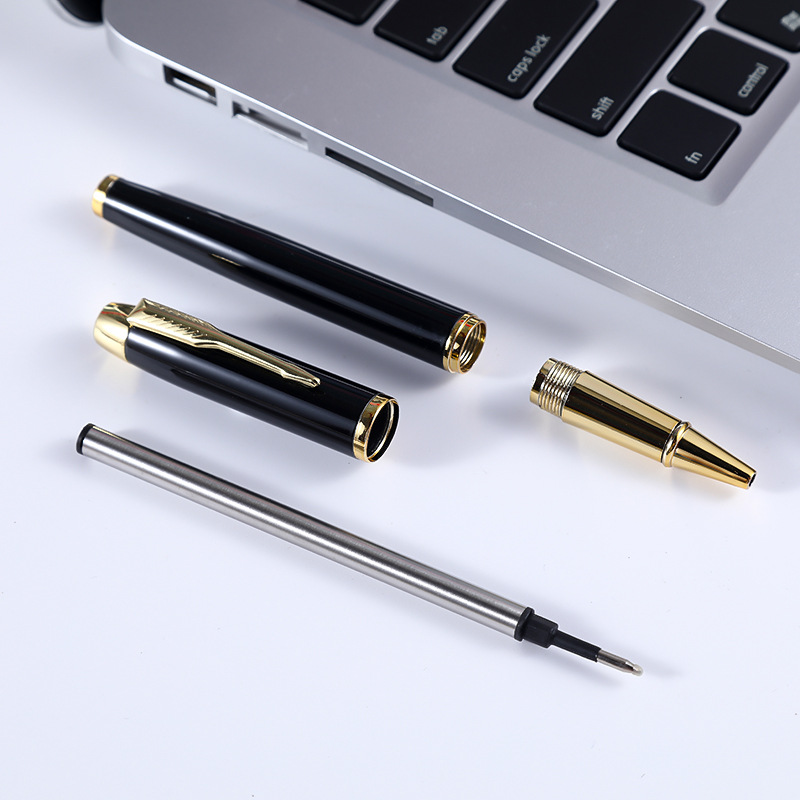 Arrow Feather Shape Metal Signature Pen 4