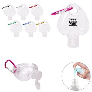 50ml Heart Dispenser Bottle With Carabiner 11