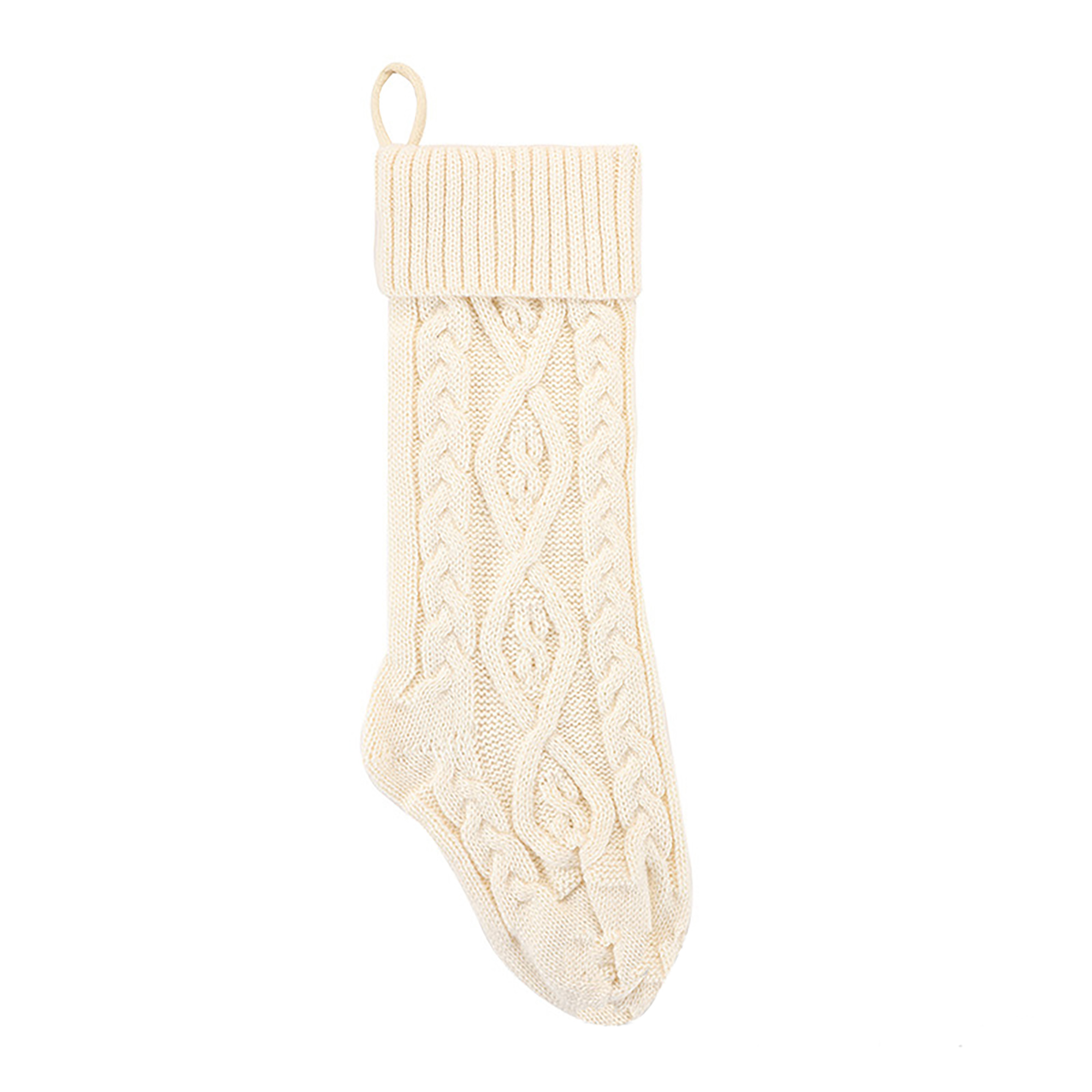 Christmas Knitted Acrylic Stockings Holiday Decor Sock 7
