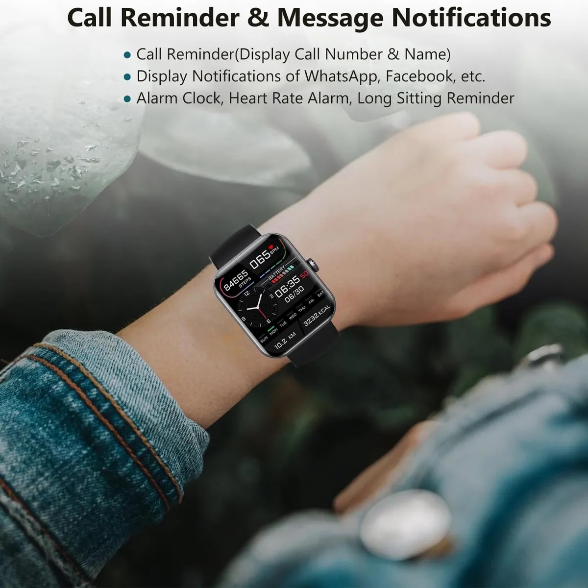Smart Watch Fitness Tracker FDA Approved 2