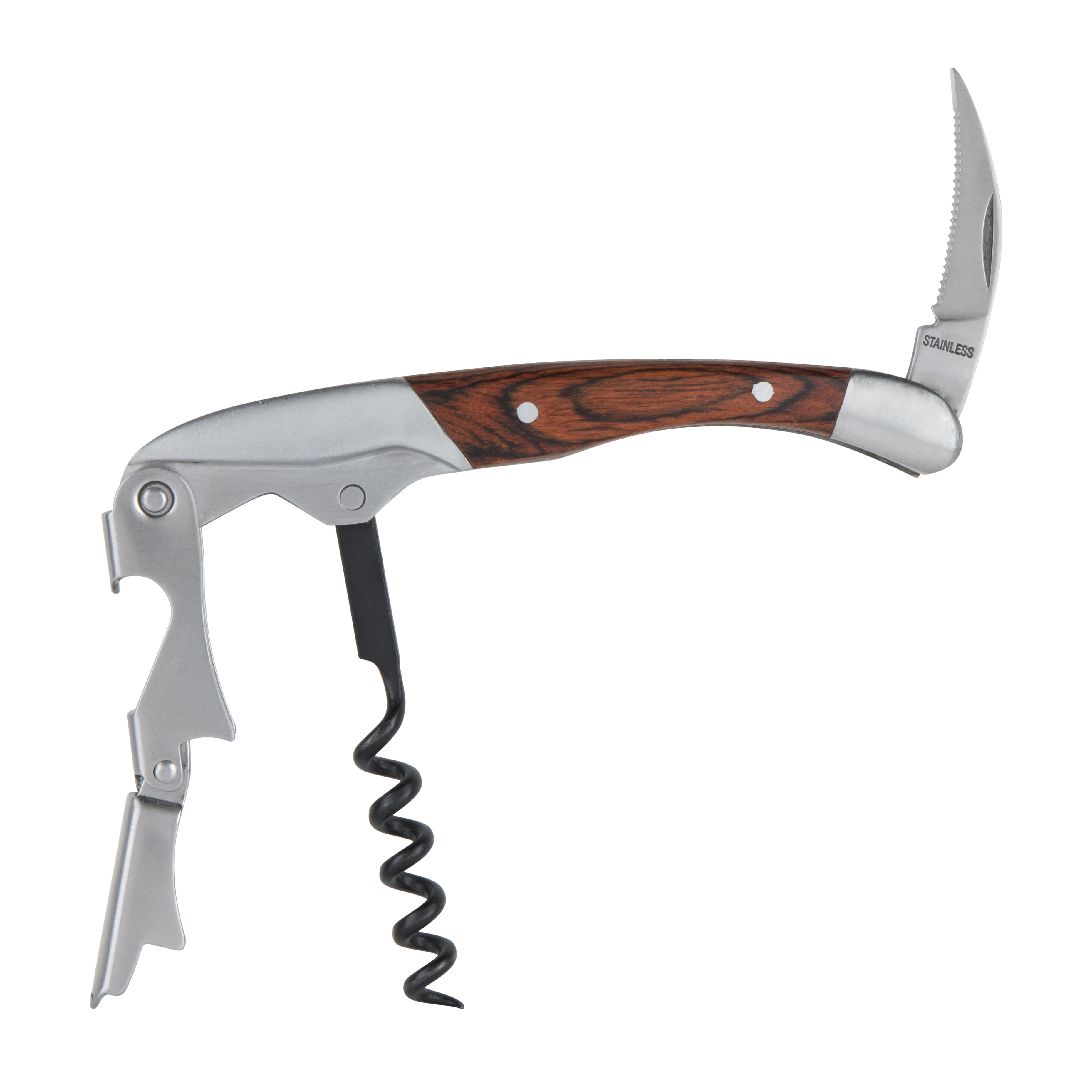 True® Spruce Double Hinged Corkscrew 4