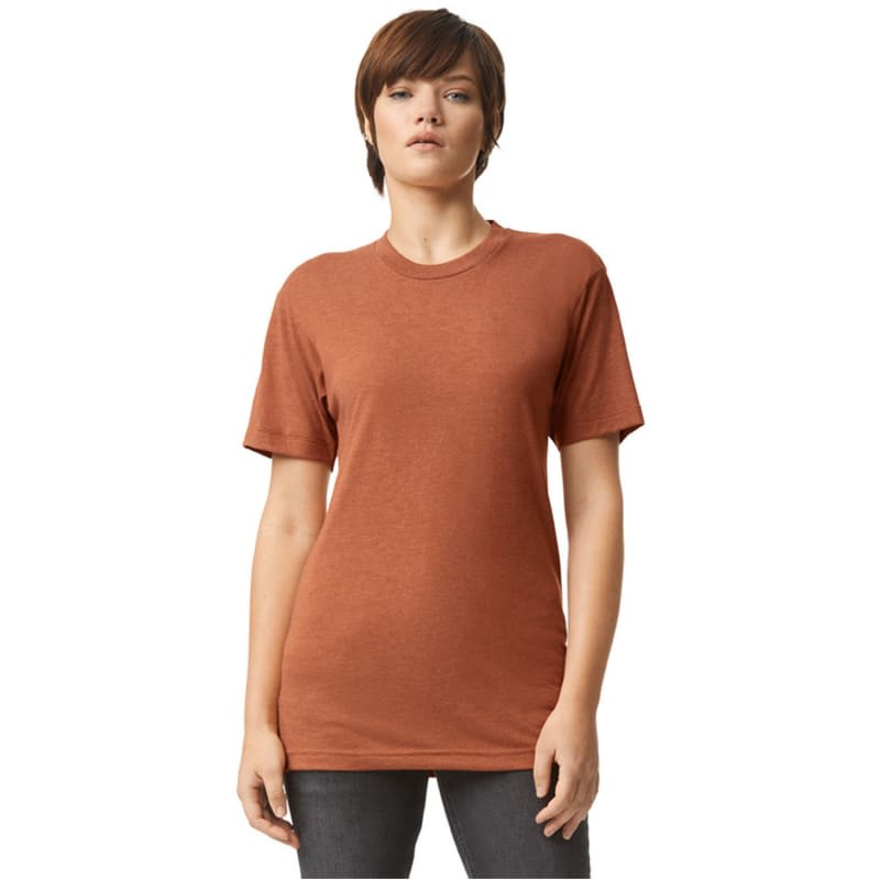 American Apparel Unisex Triblend Short-Sleeve Track T-Shirt 3