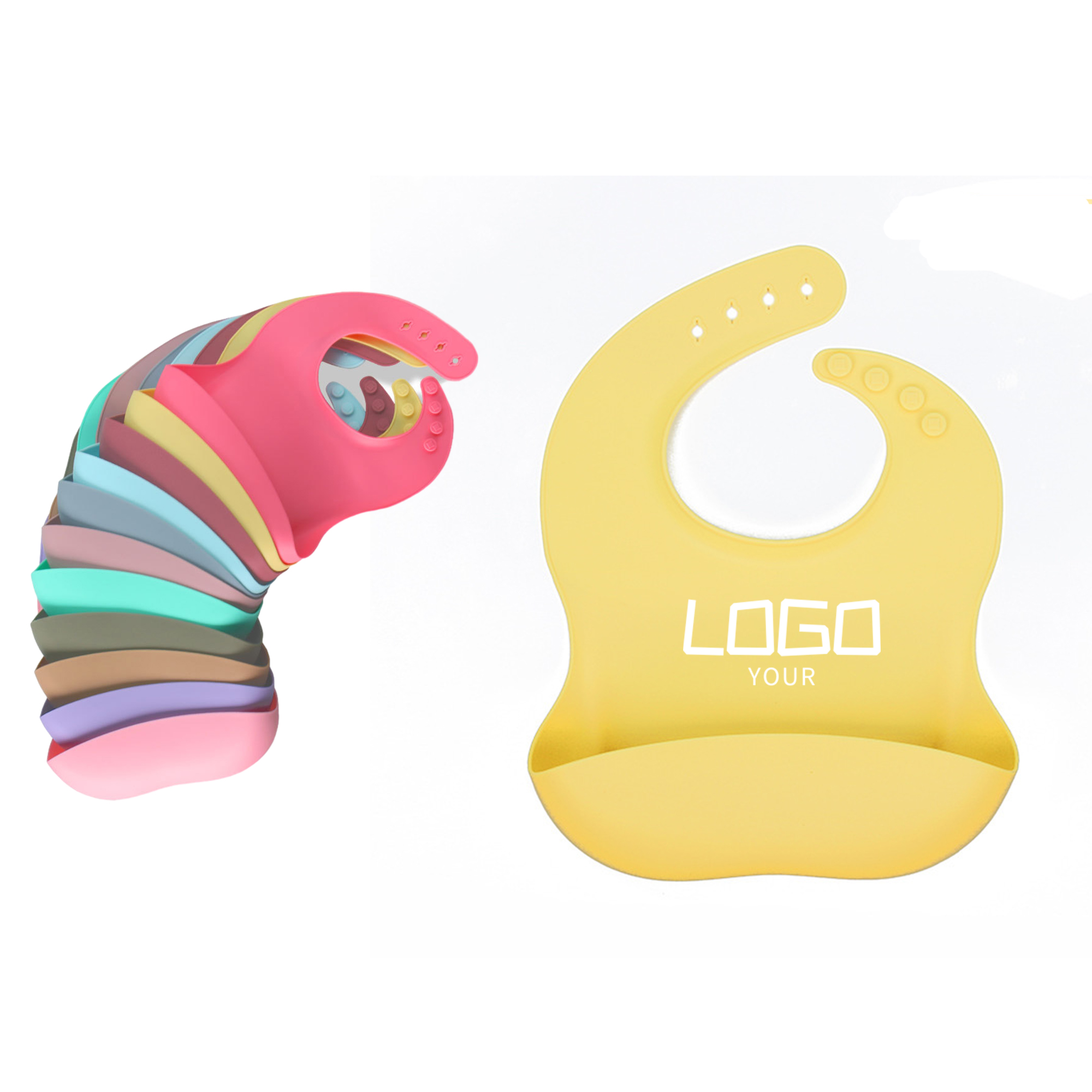 Nice Silicone Baby Waterproof Bib 2