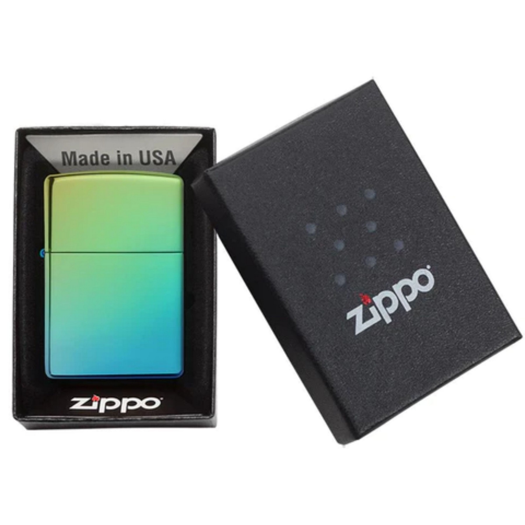 Genuine Zippo windproof lighter - High Polish Teal 3