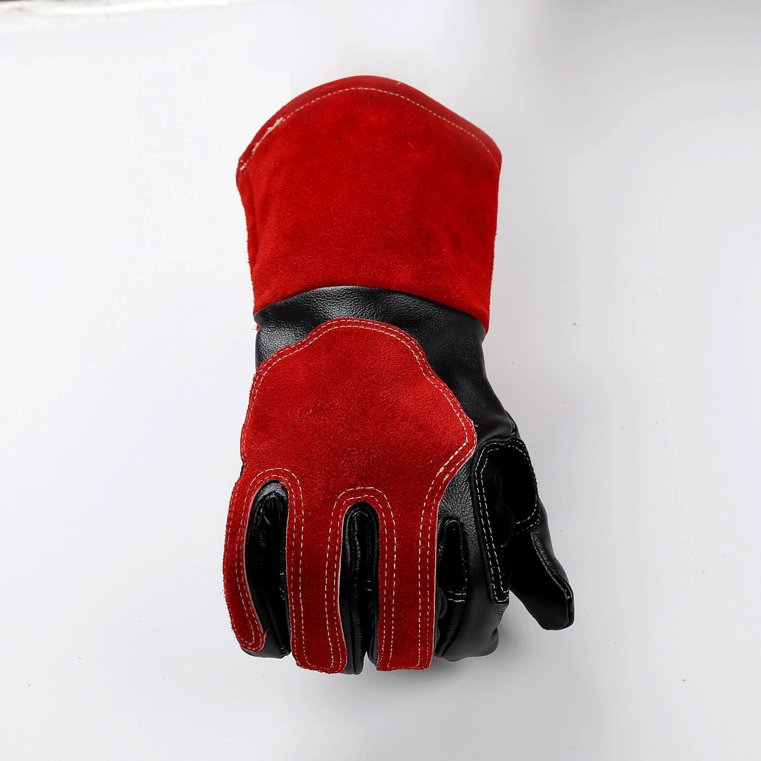 Anti-Impact Leather Welding Mechanic Cut Resistant Gloves 3