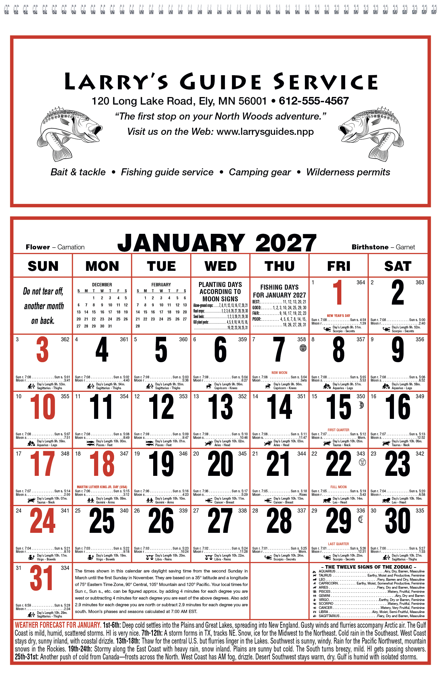 Triumph® Calendars Large Almanac 5