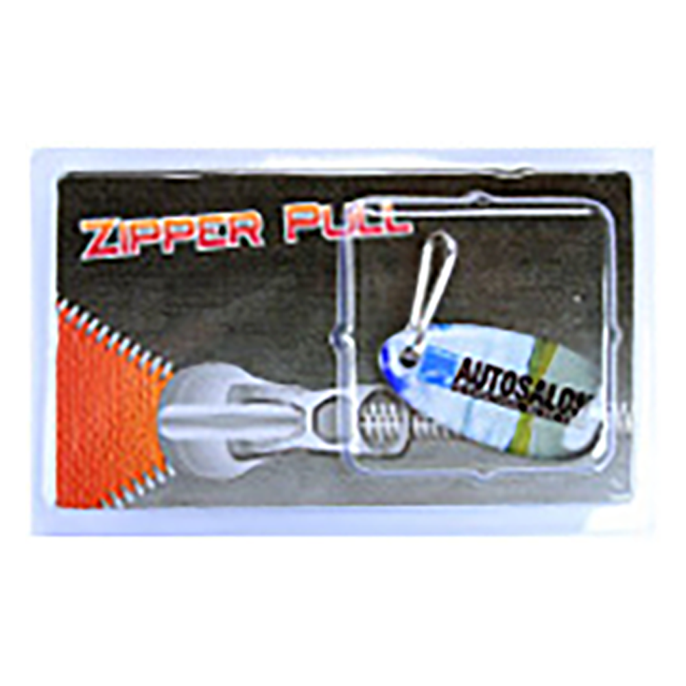 Zipper Pull Charms / Tag with single sided custom shape Up to 1 Sq. In. 1