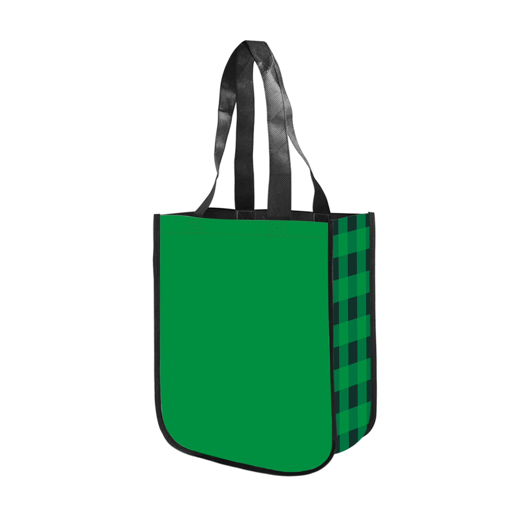 LOW MOQ US STOCK Lulu Lemon Style 130GSM Laminated Tote Bag-CLOSE OUT 2