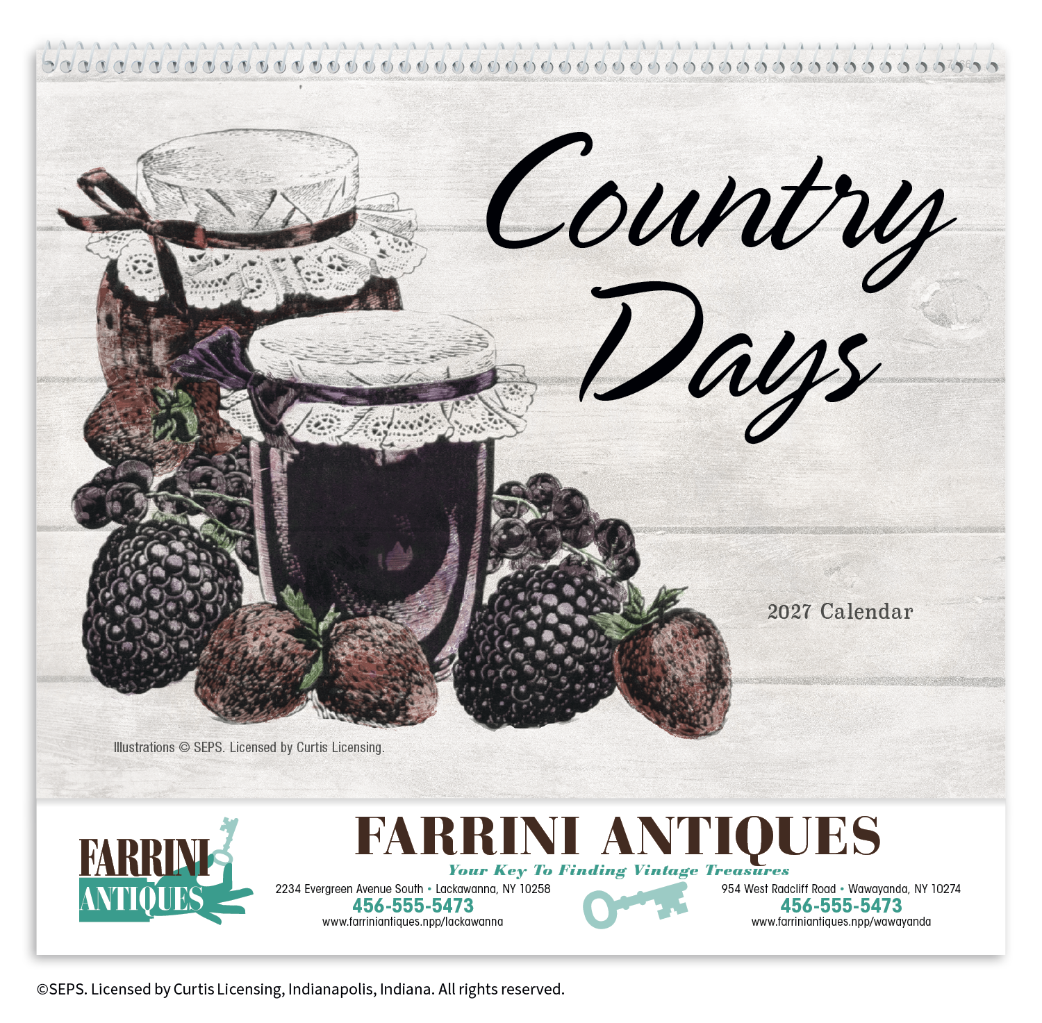 Good Value™ Country Days - Spiral Calendar 48