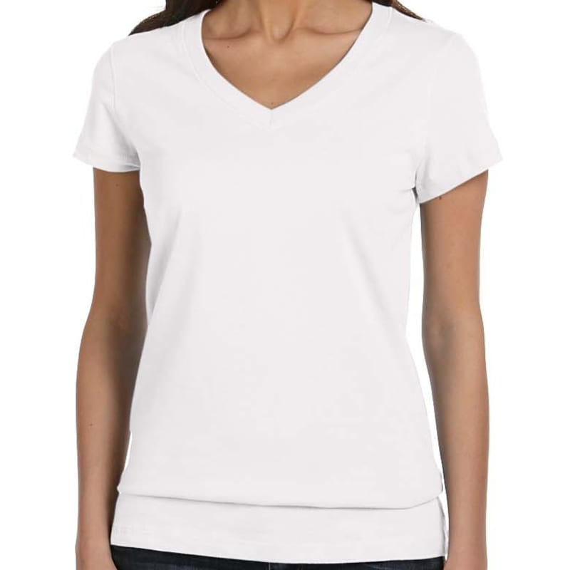 Bella Ladies Jersey Short-Sleeve V-Neck T-Shirt 15
