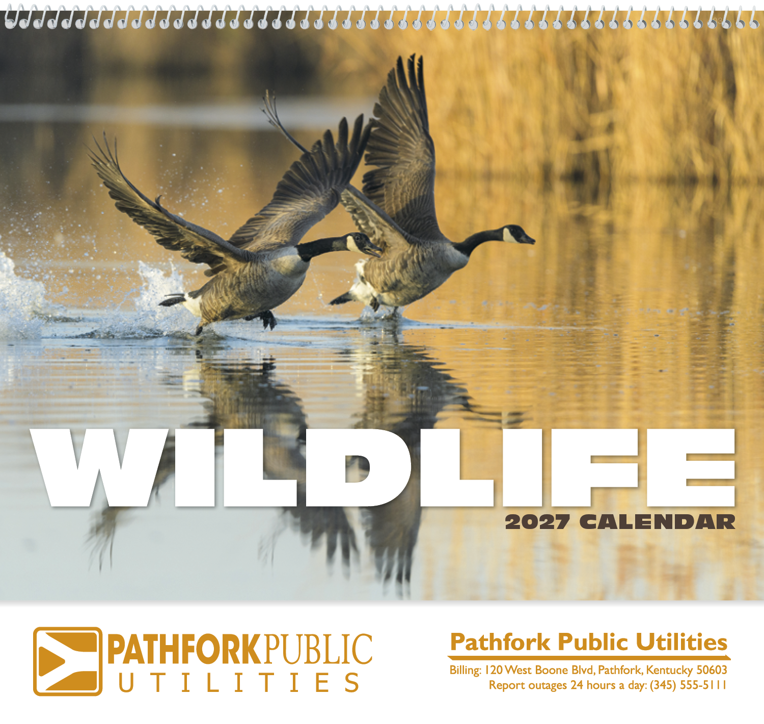 HotLine® Products Wildlife Appointment Calendar - Spiral 46