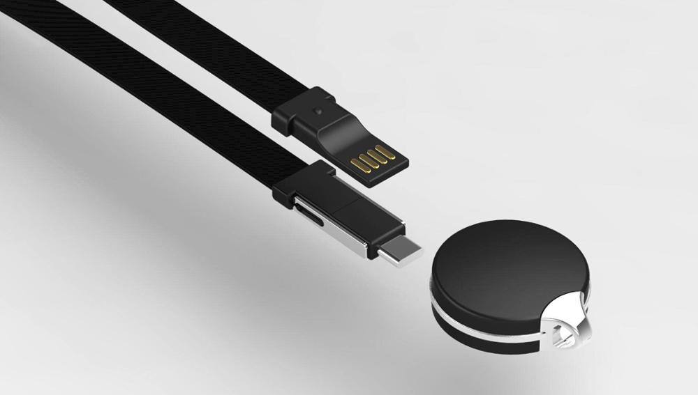 3-in-1 Round Lanyard Charging Cable 4