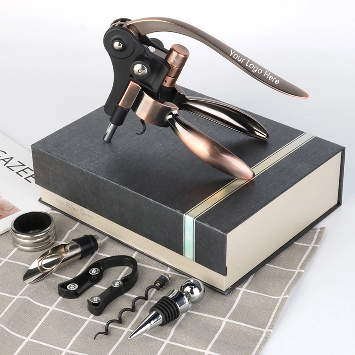 Wine Bottle Opener Corkscrew Set(6 Pieces) 7