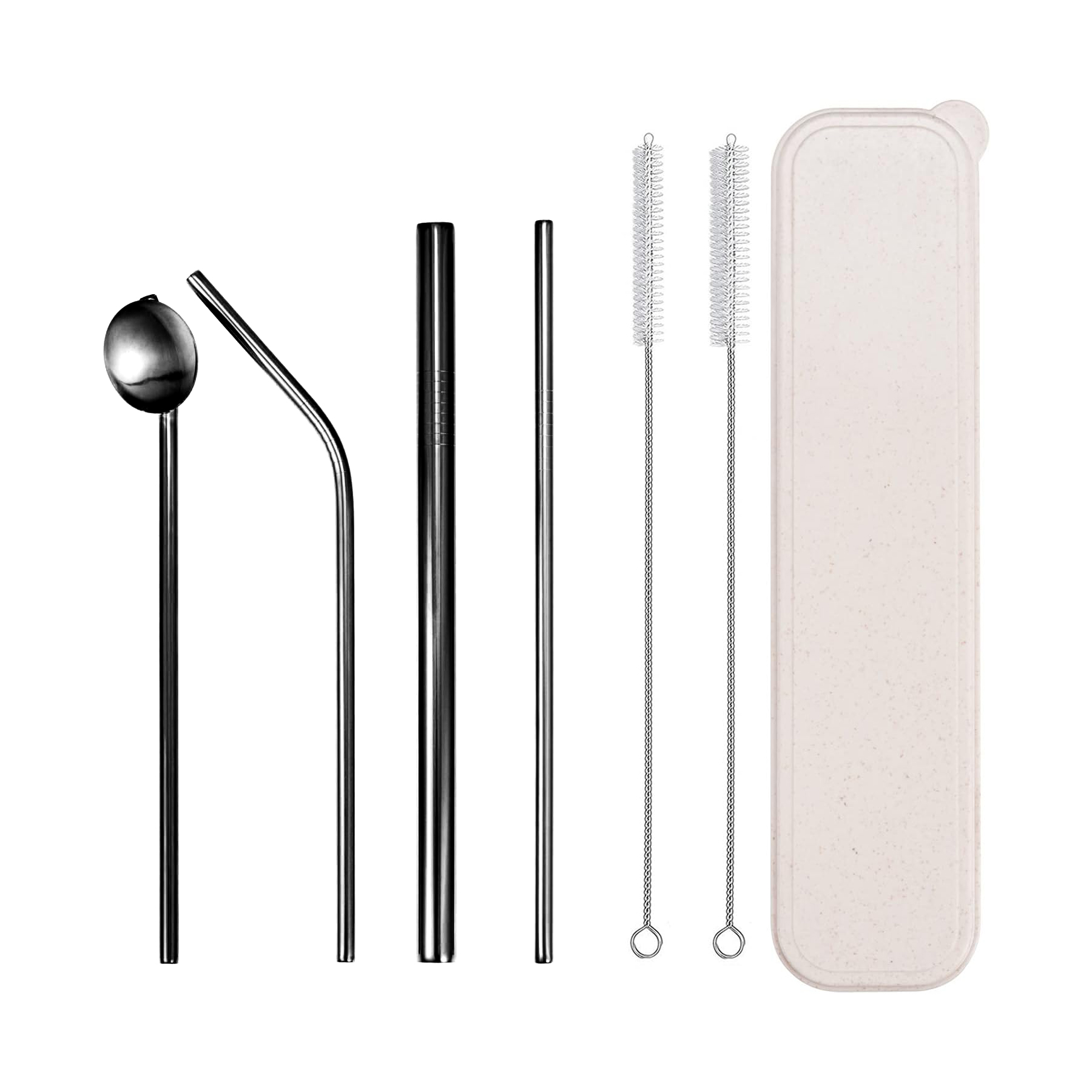 Stainless Steel Straw Set 9