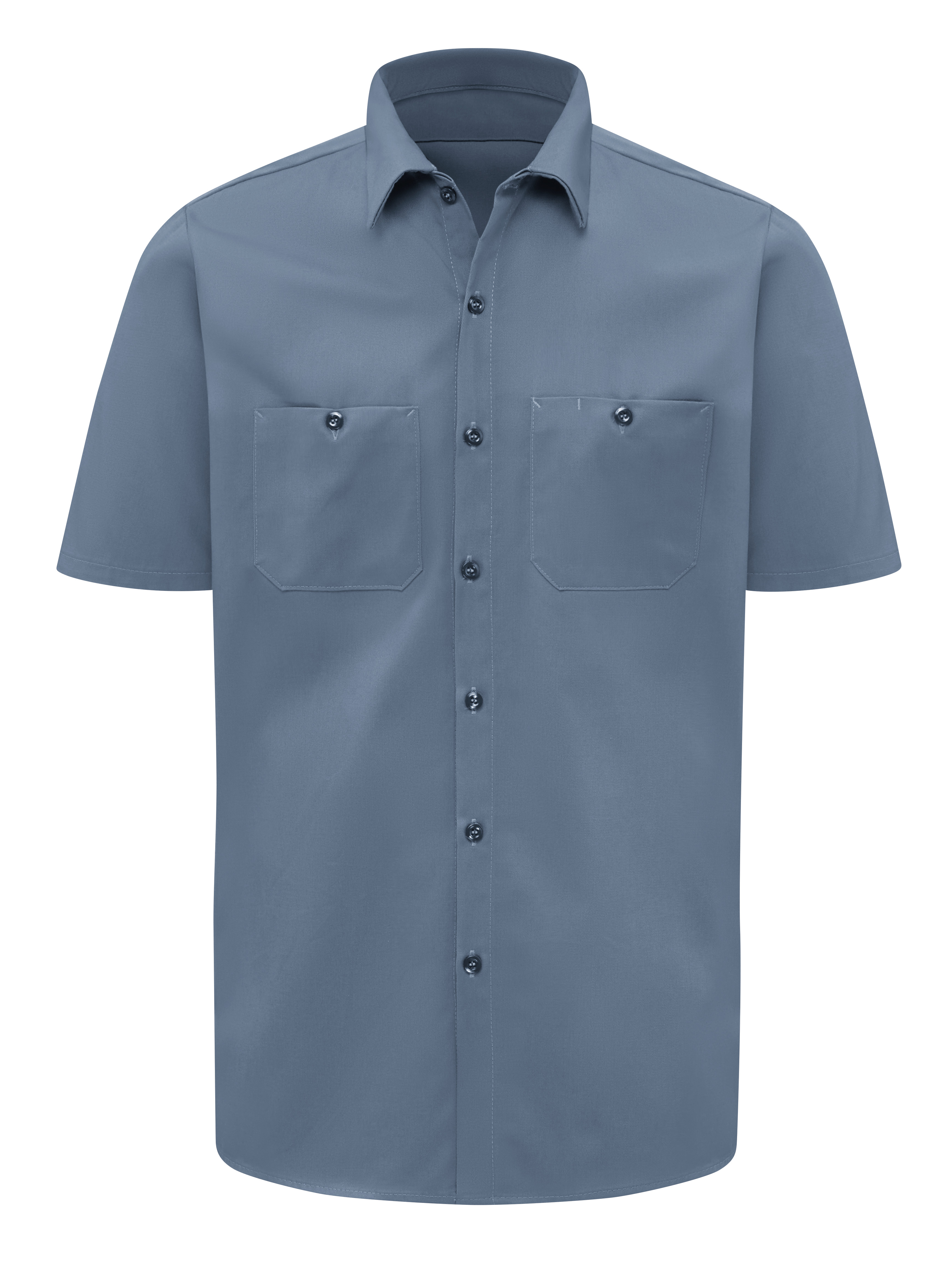 Red Kap® Men's Short Sleeve Wrinkle-Resistant Cotton Work Shirt 4