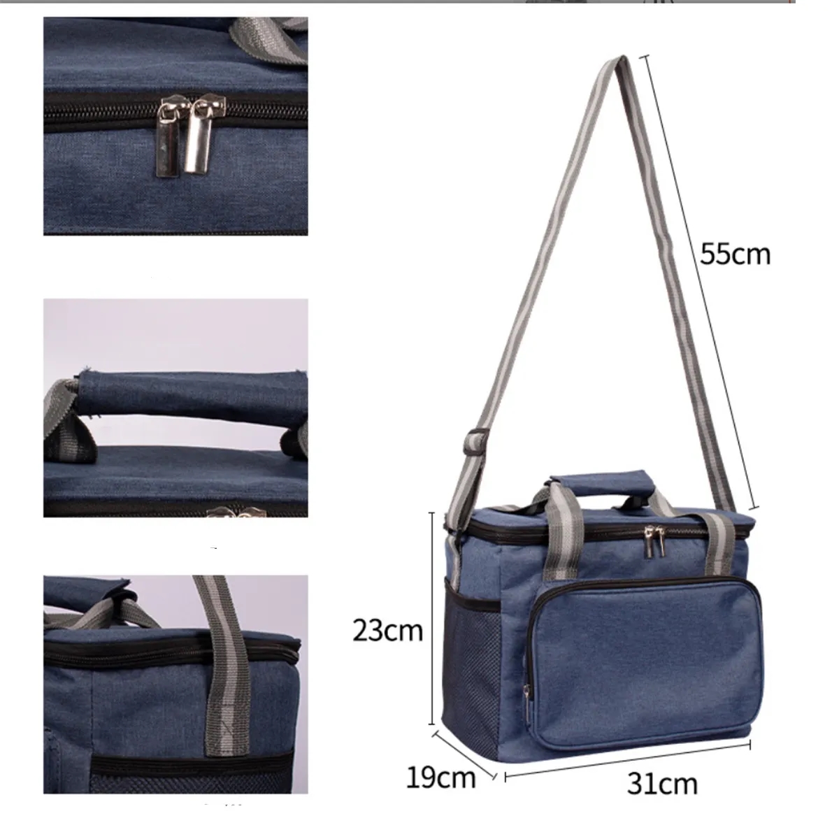 15L Portable Large Capacity Insulated Lunch Box Bag 2