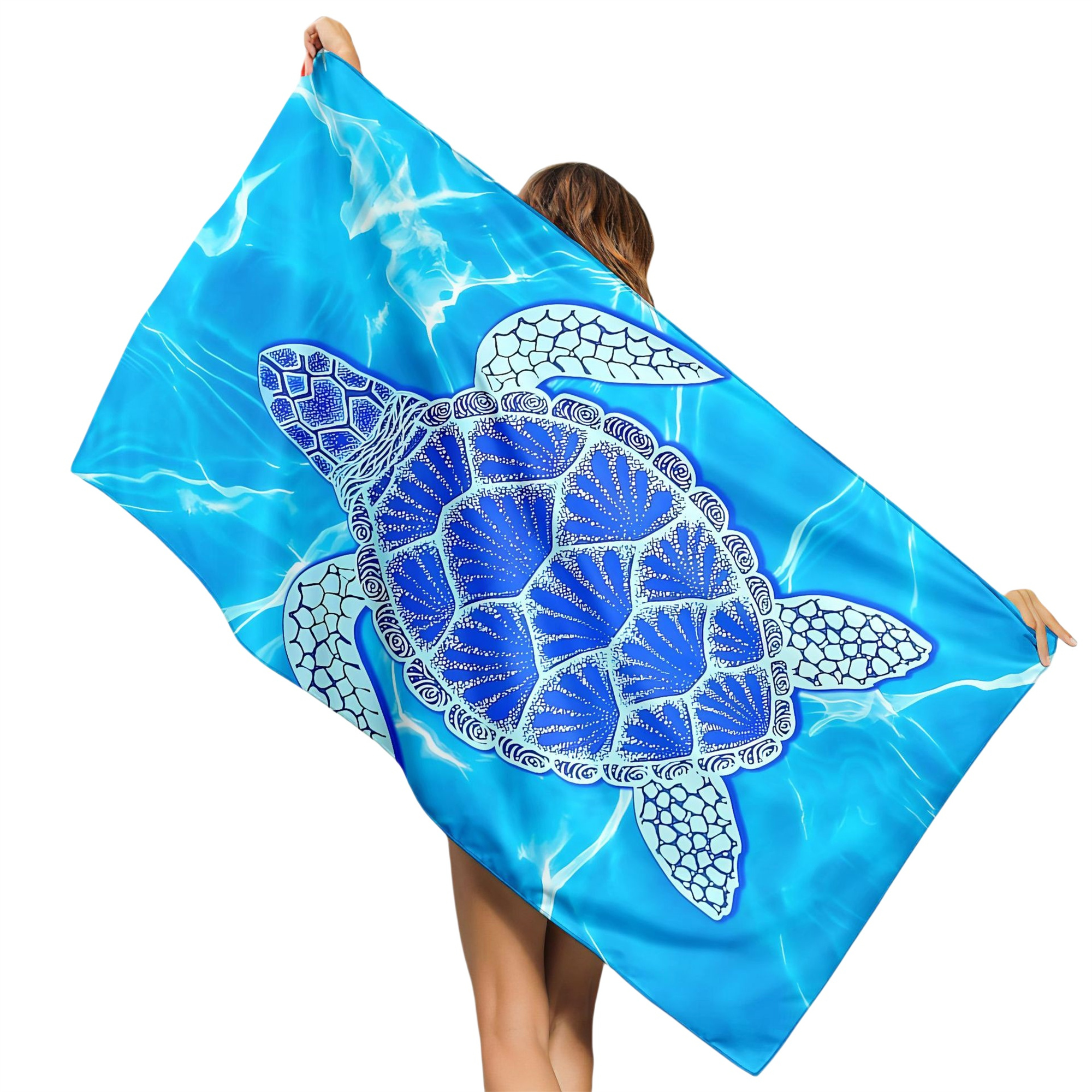 Premium Microfiber, 30 x 60, Mid-Weight, Color Beach Towel 10